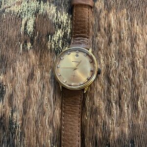 Vintage SANDOZ Swiss Manual Wind Watch | Elegant Gold Tone | 1960s